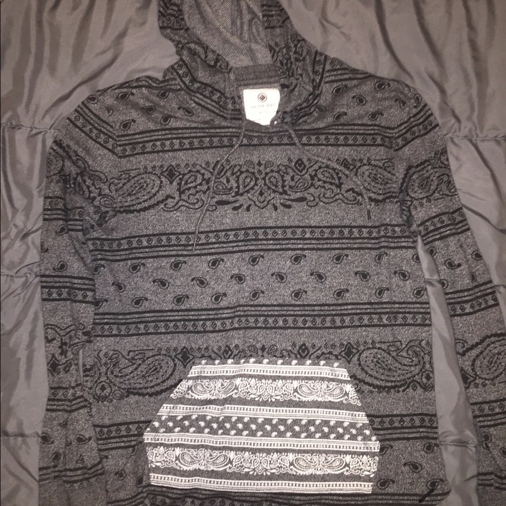 PacSun bandana print hoodie